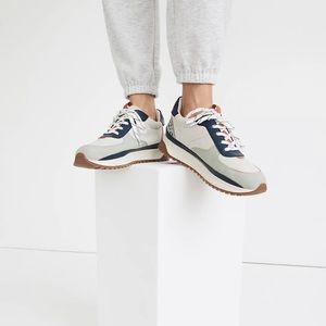 Madewell Kickoff Sneakers, Tan Multi, 7